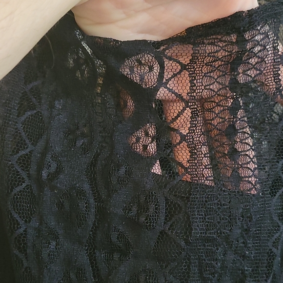 Black Lace Top - Picture 3 of 6
